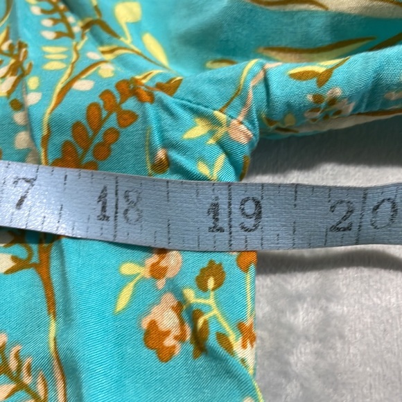 Shein Floral Teal Dress - Picture 6 of 8